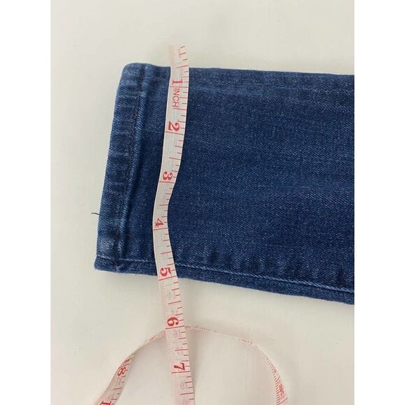 Citizens of Humanity Phantom Cropped Skinny Leg Distressed Jeans Blue - Size 28 - Picture 9 of 11